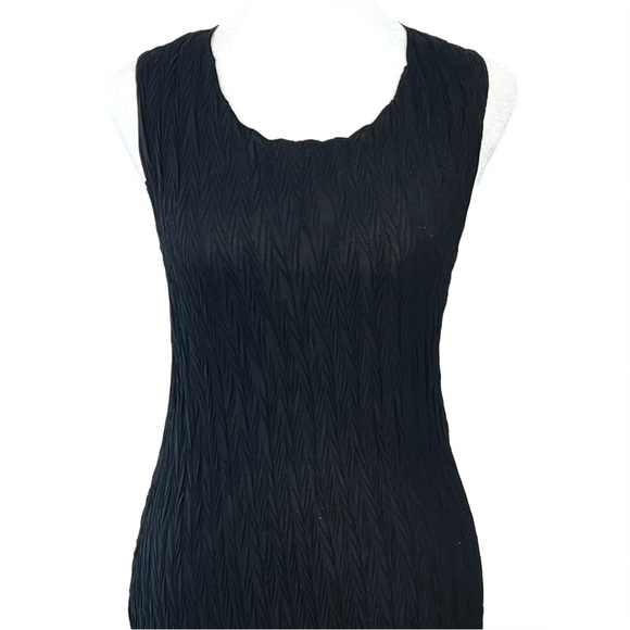 EVOL New York Women’s Black Sleeveless Crinkled Dress Size Small - Picture 4 of 8